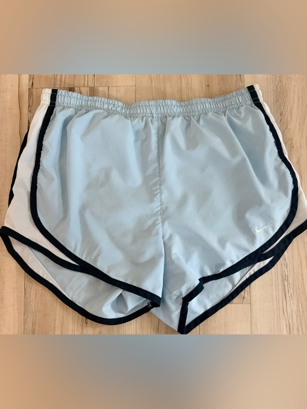 Nike Women’s Blue Running Shorts Lightweight Elastic Waist Drawstring S